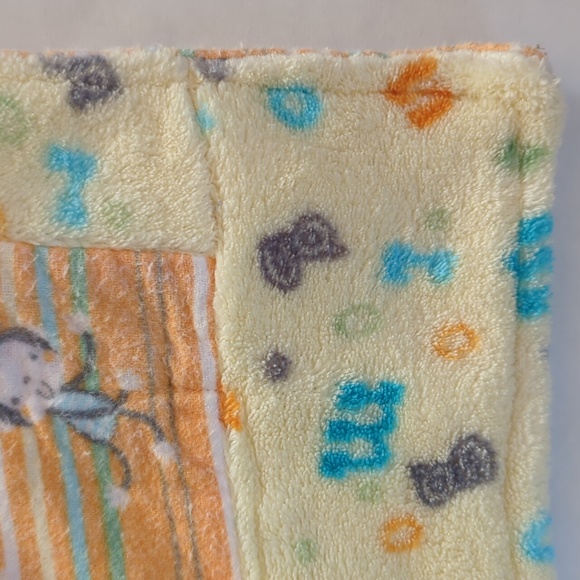 Handmade Patchwork Flannel Reversible Baby Blanket - Picture 10 of 16